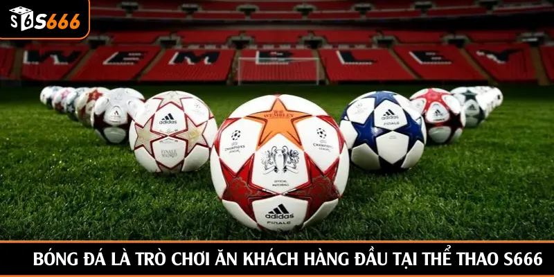 Bóng đá là trò chơi ăn khách hàng đầu tại thể thao S666